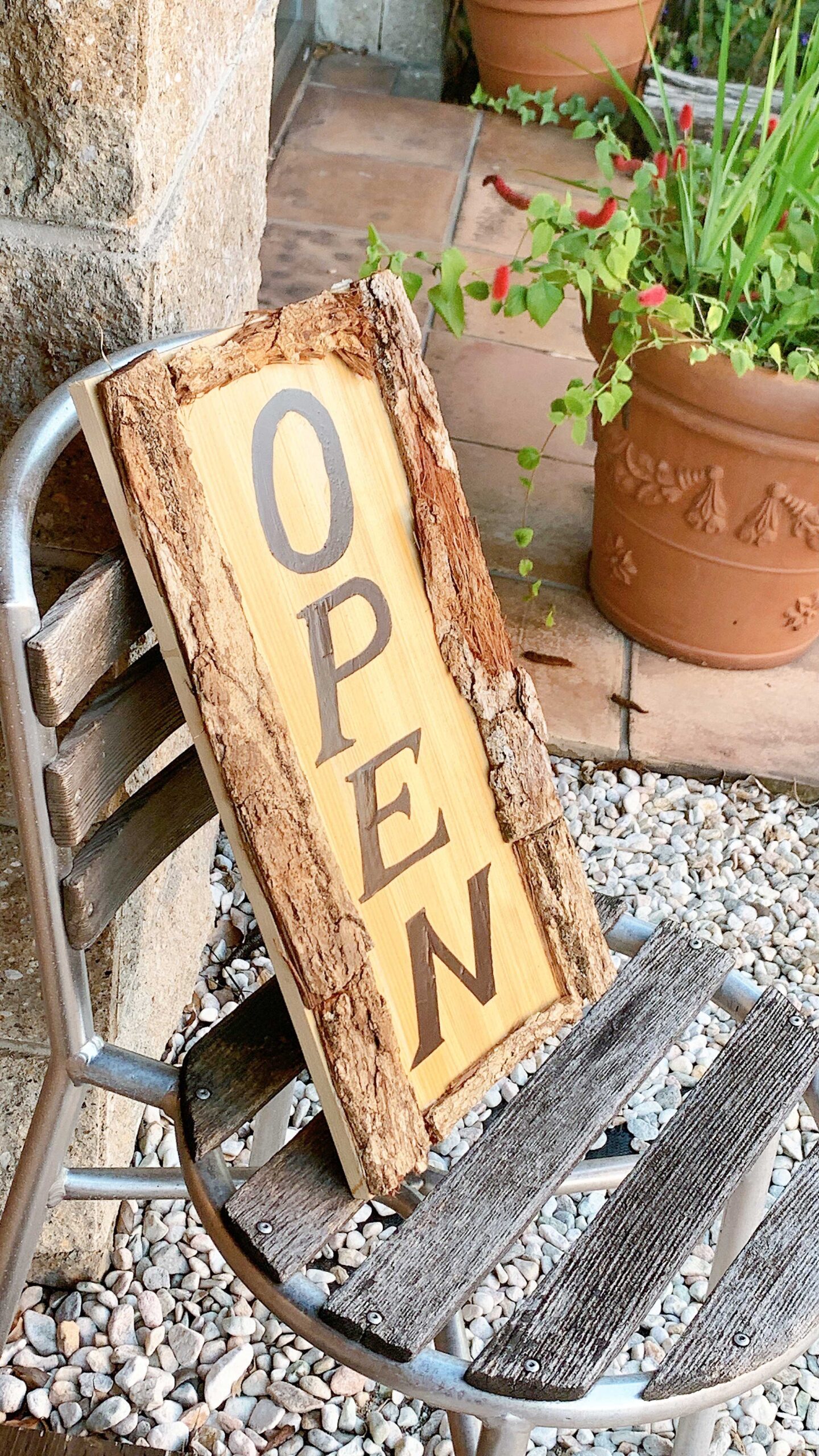 Open / Close看板 | イタリア料理ベルコルノ